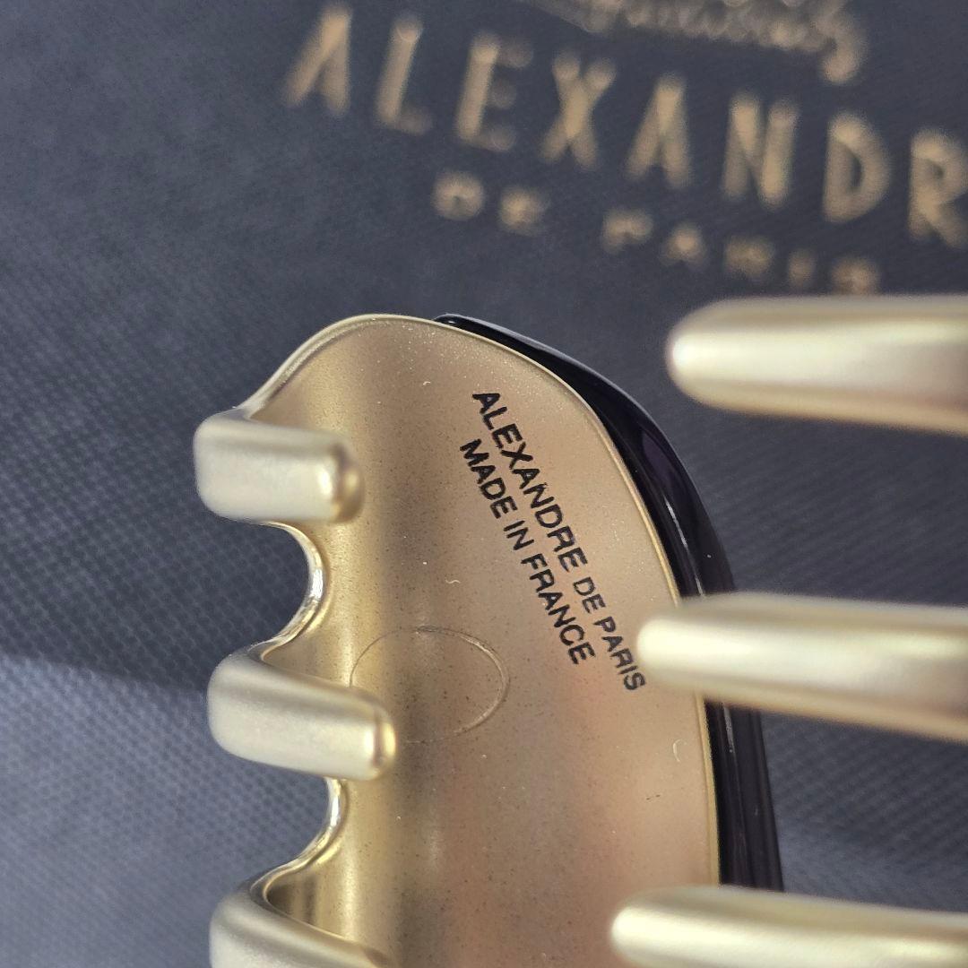 アレクサンドルドゥパリ VENDOME　 L クリップ キラキラ　ブラック