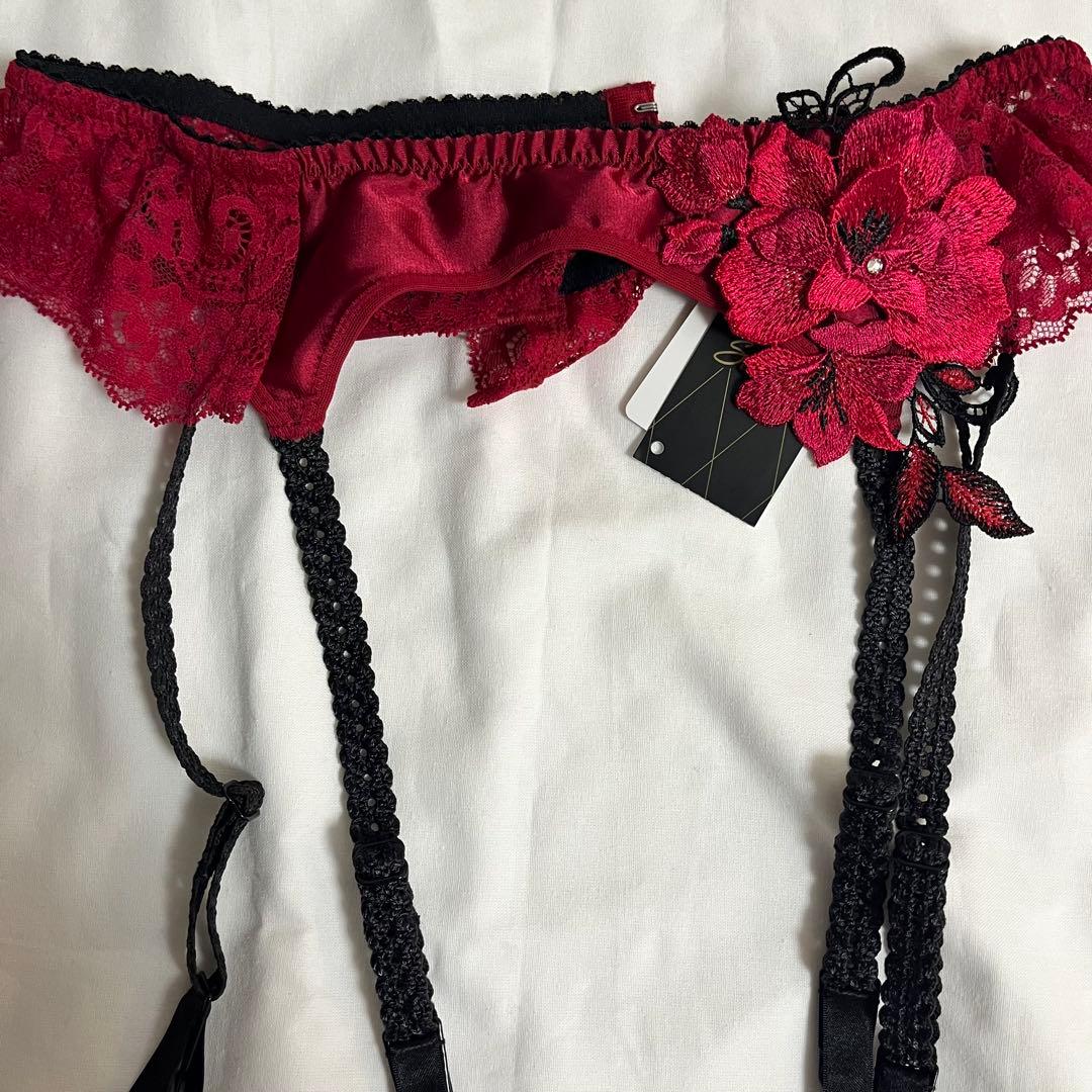 ワコール/サルート GTJ675 新品タグ付 ガーターM レッド