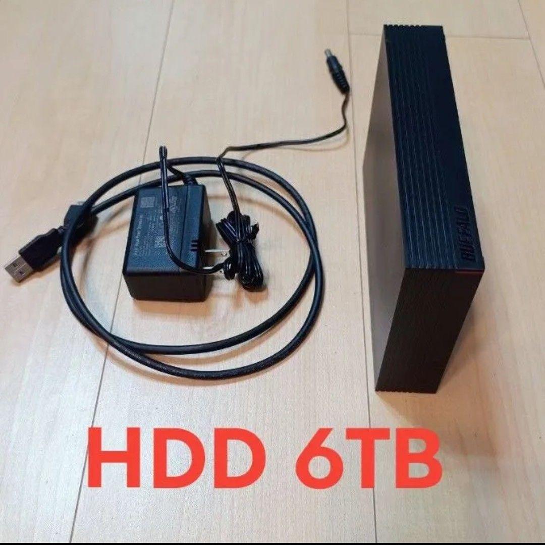 BUFFALO 外付けHDD 6TB USB接続