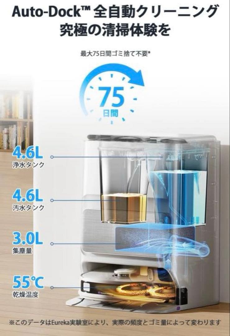 ❤️大特価❤️ EUREKA（ユーリカ） J12Ultra ロボット掃除機 ホワイト