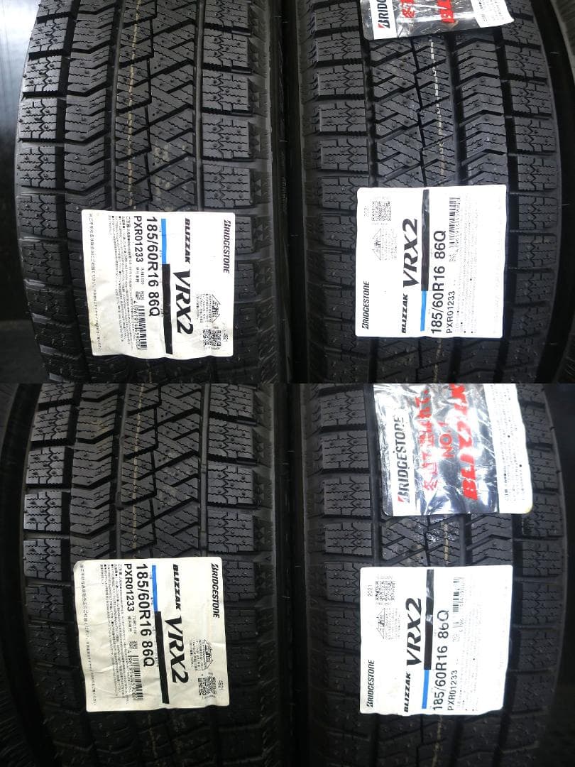 WEDS レオニス CX 新品スタッドレス BS 185/60R16 デミオ等