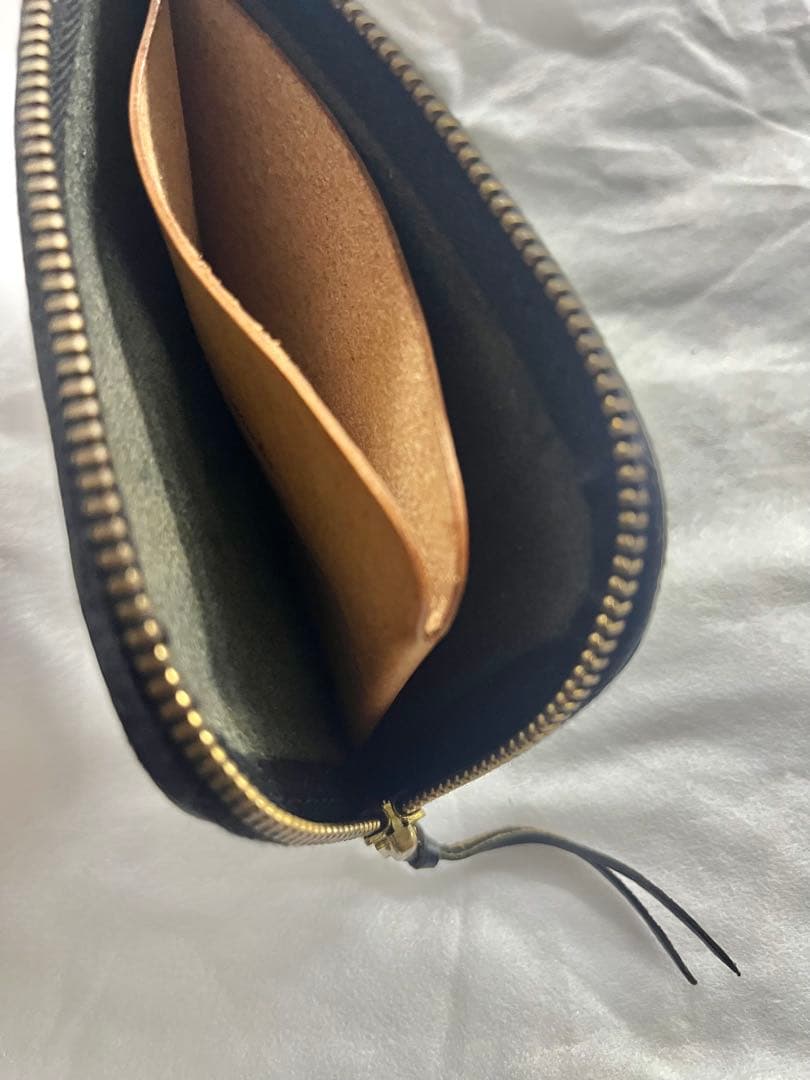 スタンダードカリフォルニア BUTTON WORKS × SDレザー ウォレット