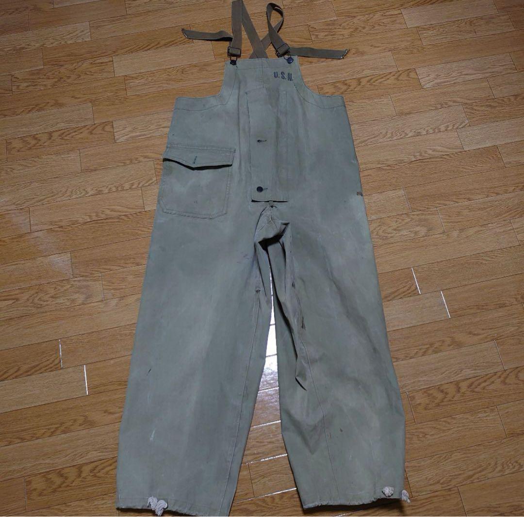 40's US NAVY デッキパンツ　N-2 ww2