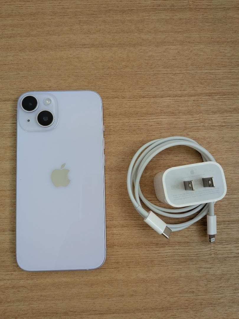 iPhone 14 パープル 256GB/ドコモコーティング済み/付属品あり