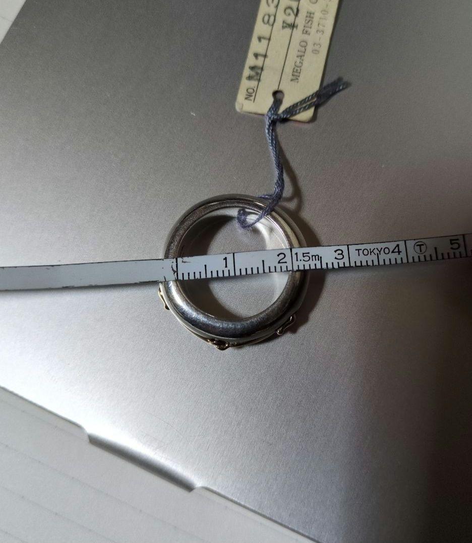 【K18使用】中古 M.A.R.S マーズ 20号 コンポジットリング 925