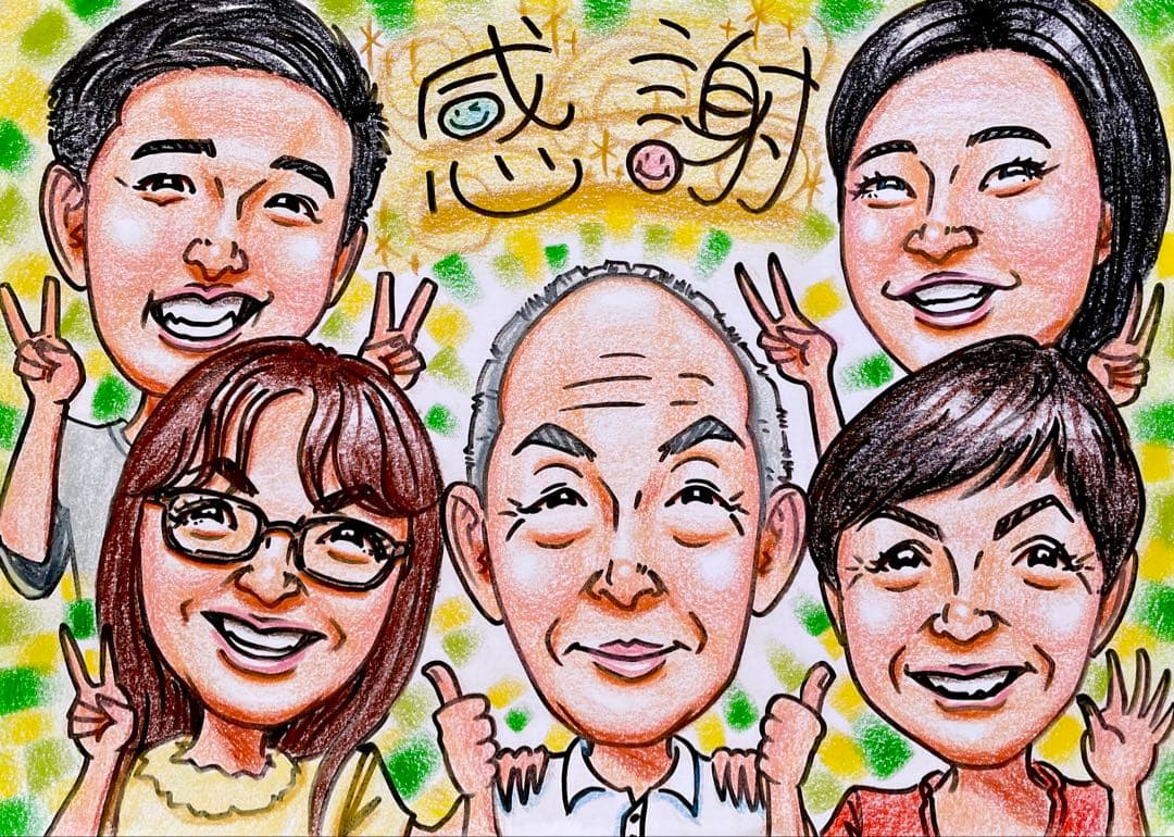 【お客ページ】（たつやん様）オーダー似顔絵☆結婚式、誕生日や記念日に