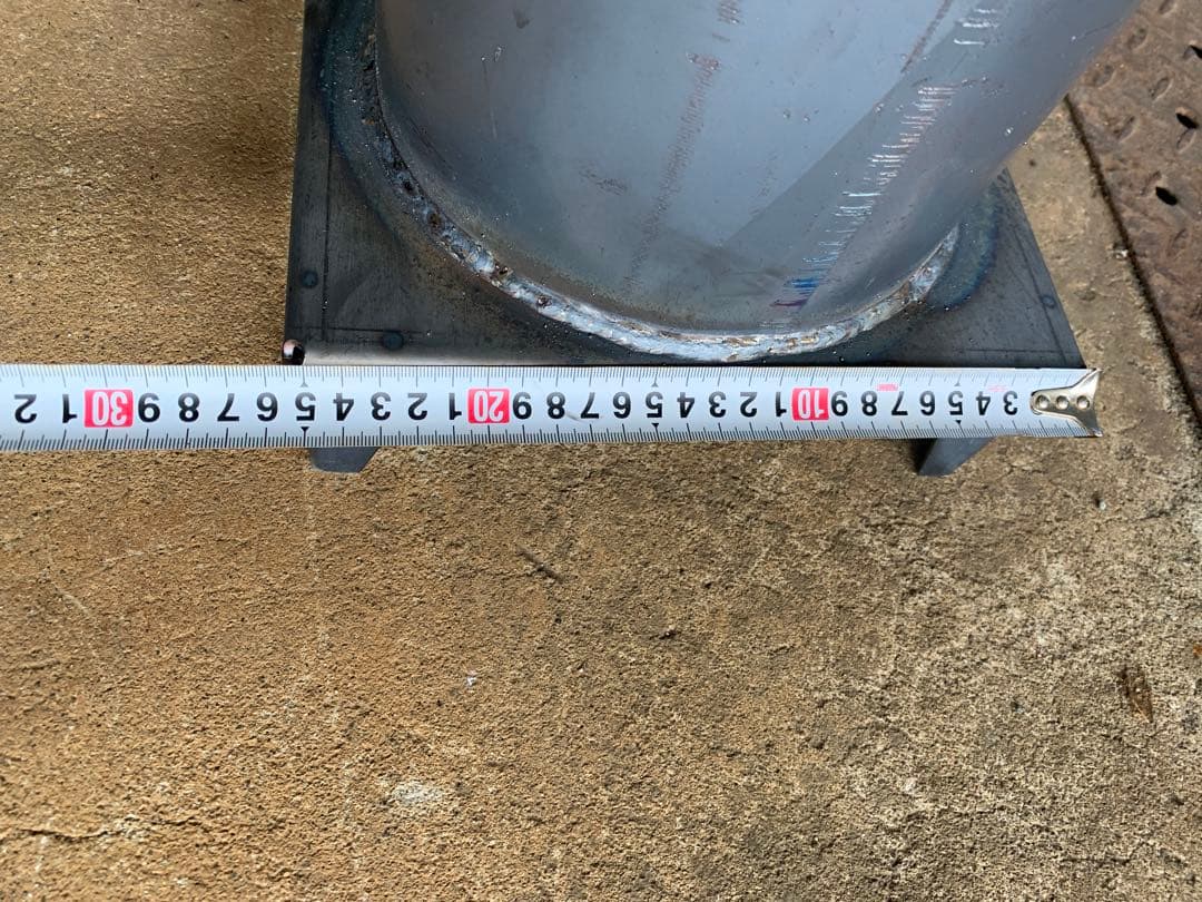 廃油ストーブ 煙突アダプタ付き80mm、100mm煙突使えます。オイルタンク