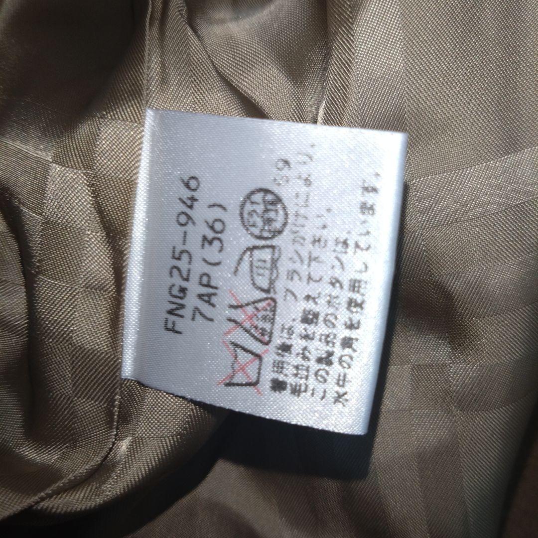 希少 高級バーバリー ロングコート カシミヤ混 レディース 　7