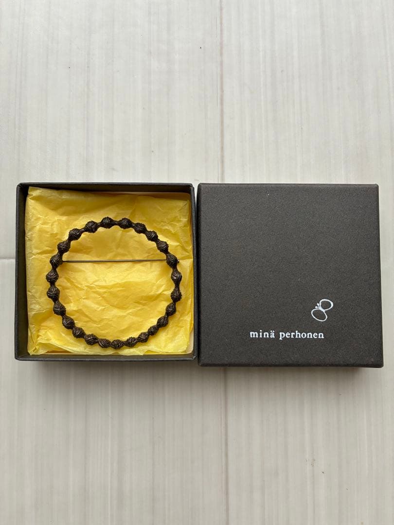 mina perhonen ブローチ 真鍮