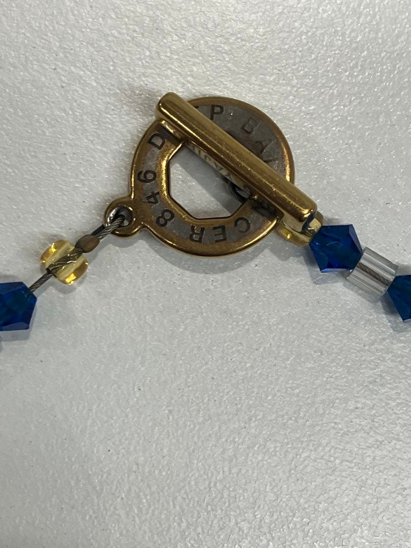 ヤジロ yajiro 846 ネックレス　ブルー