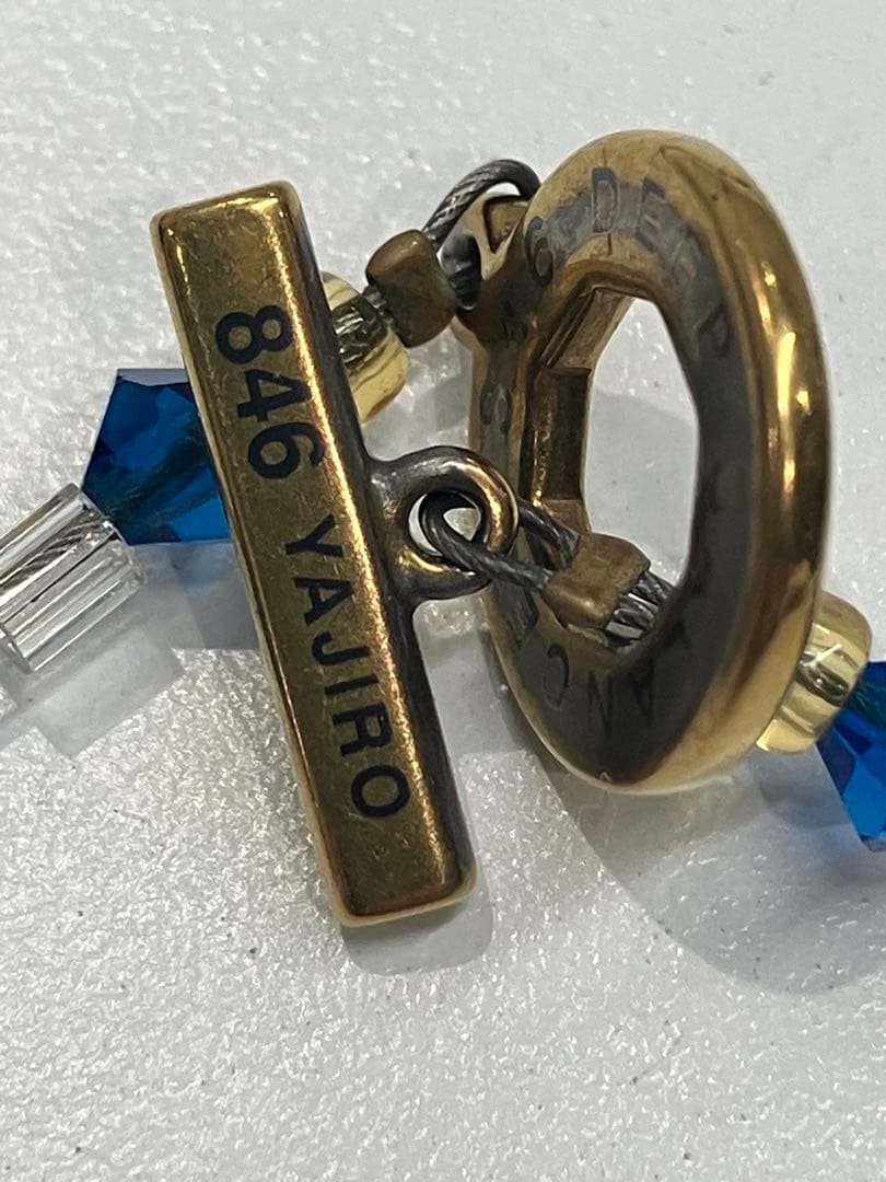 ヤジロ yajiro 846 ネックレス　ブルー