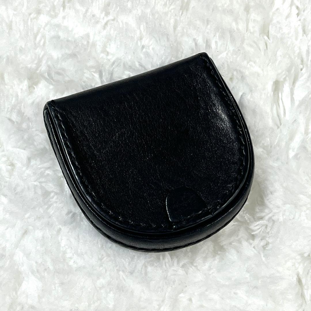 GANZO コードバン馬蹄小銭入れ 黒