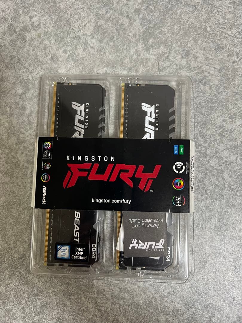 メモリー KINGSTON FURY BEAST KF437C19BB1AK2/32