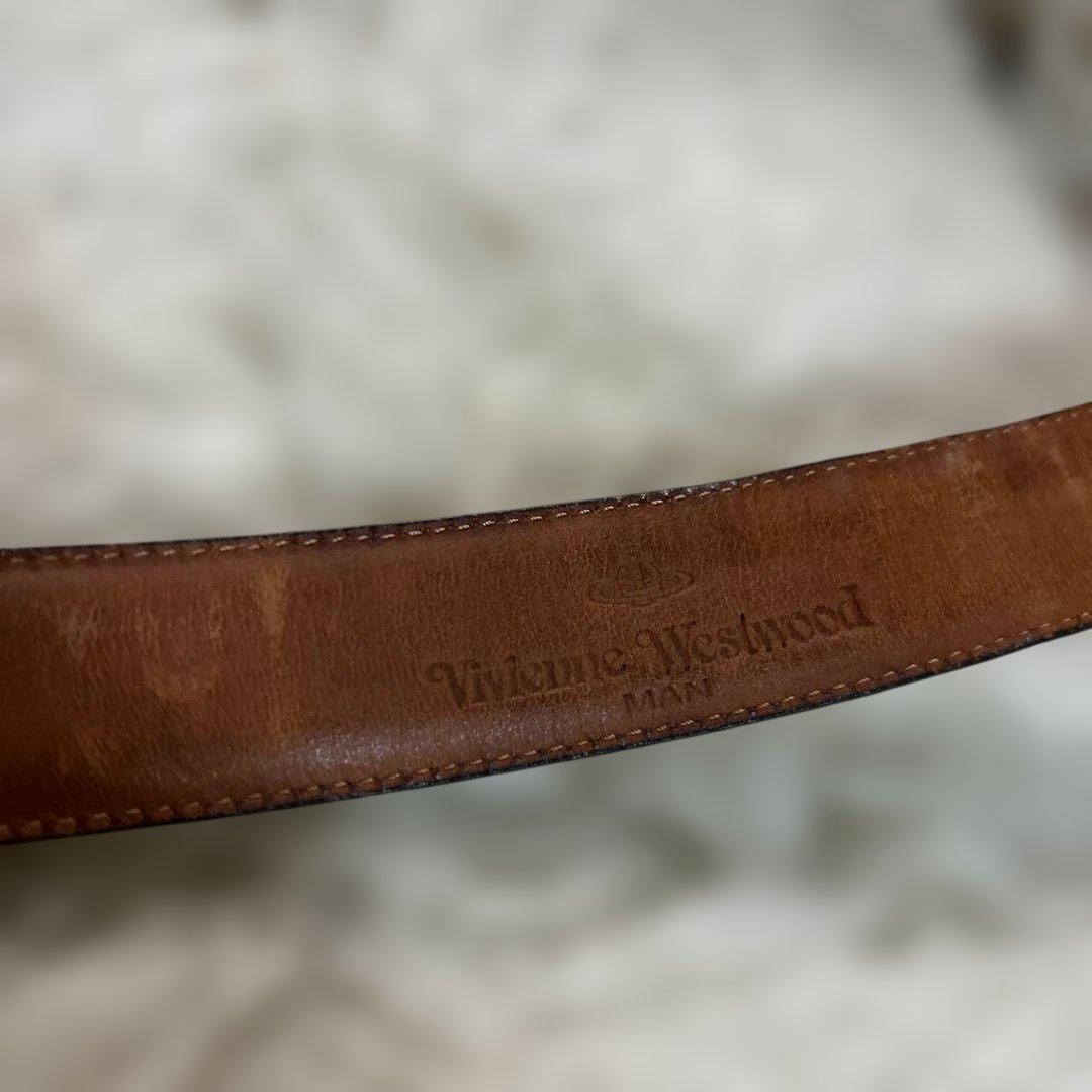 vivienne westwood man レザーベルト オーブ