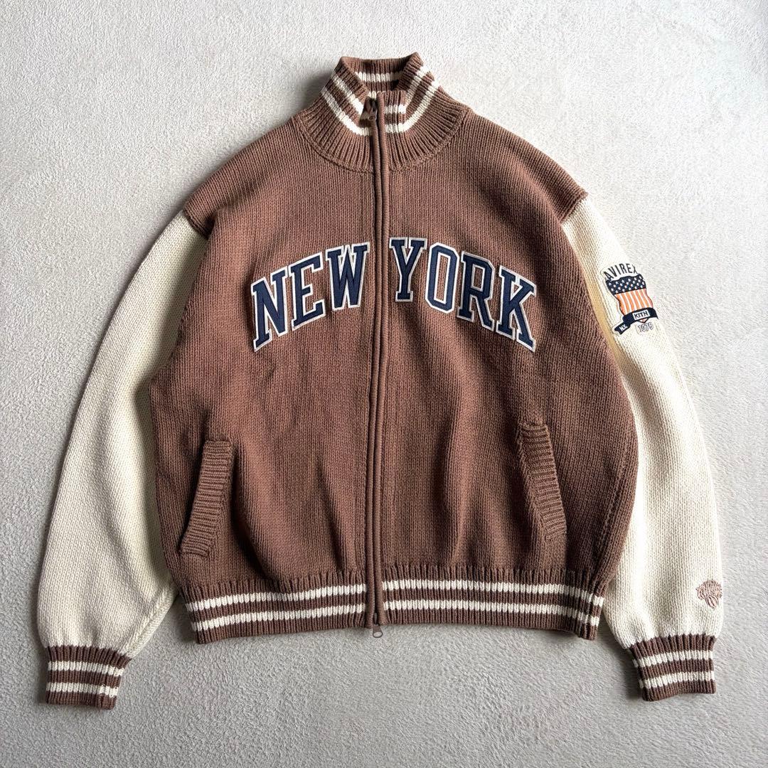 ダイアモンドフユカイ KITH AVIREX ニット ジャケット