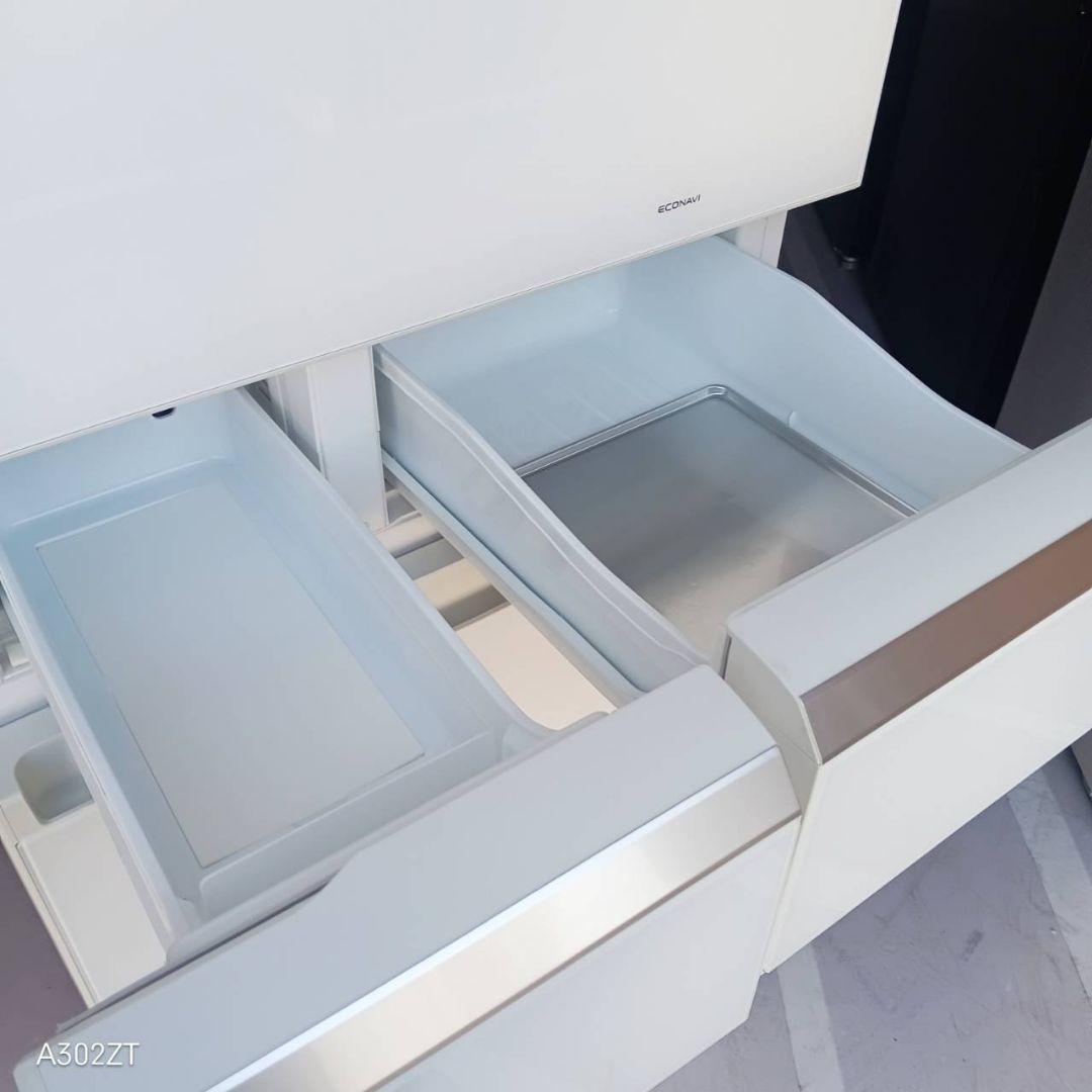 D089 送料設置無料 Panasonic　自動製氷機能付大型冷蔵庫411L