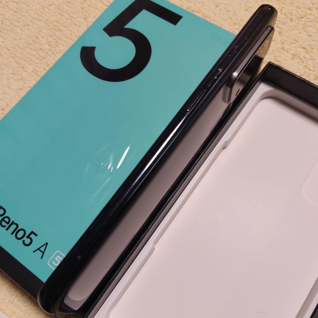 OPPO Reno 5 A 5G シルバーブラック 本体