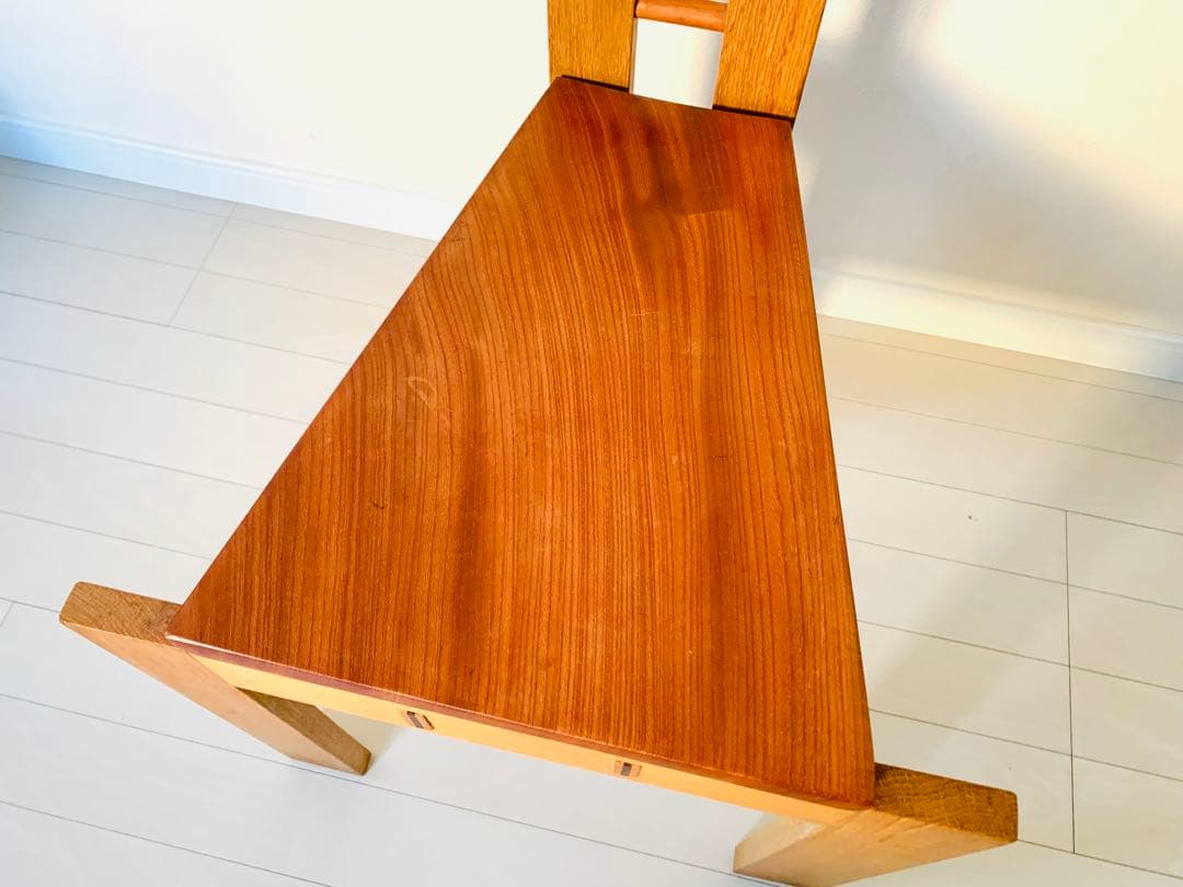 ◆森の工房CHATA◆ハイバックデザインチェア木製 高背椅子 架台