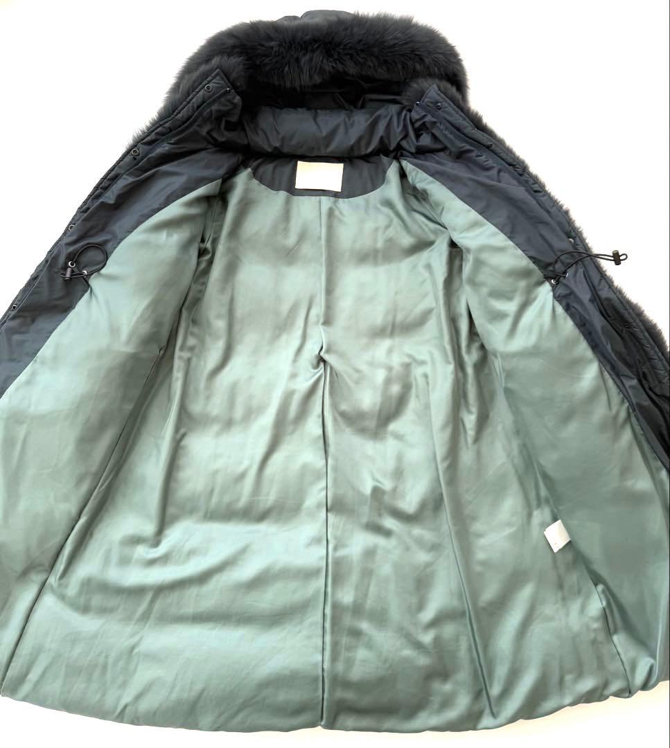 訳あり 極暖 フォックスファー大き目フードMYLAN ダウンコート 極上の着心地