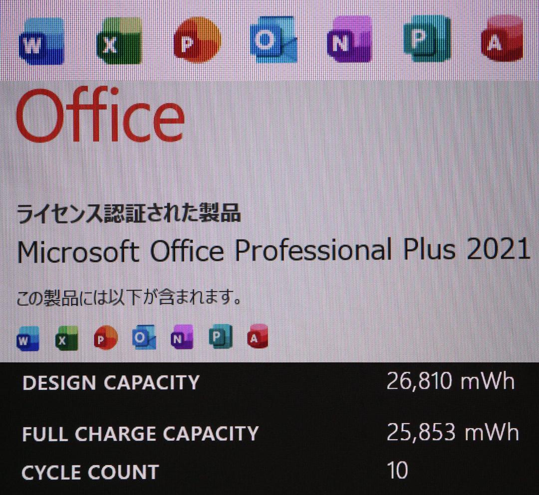 美品Surface Go3 オフィス タイプカバー電池良好96% 計192GB