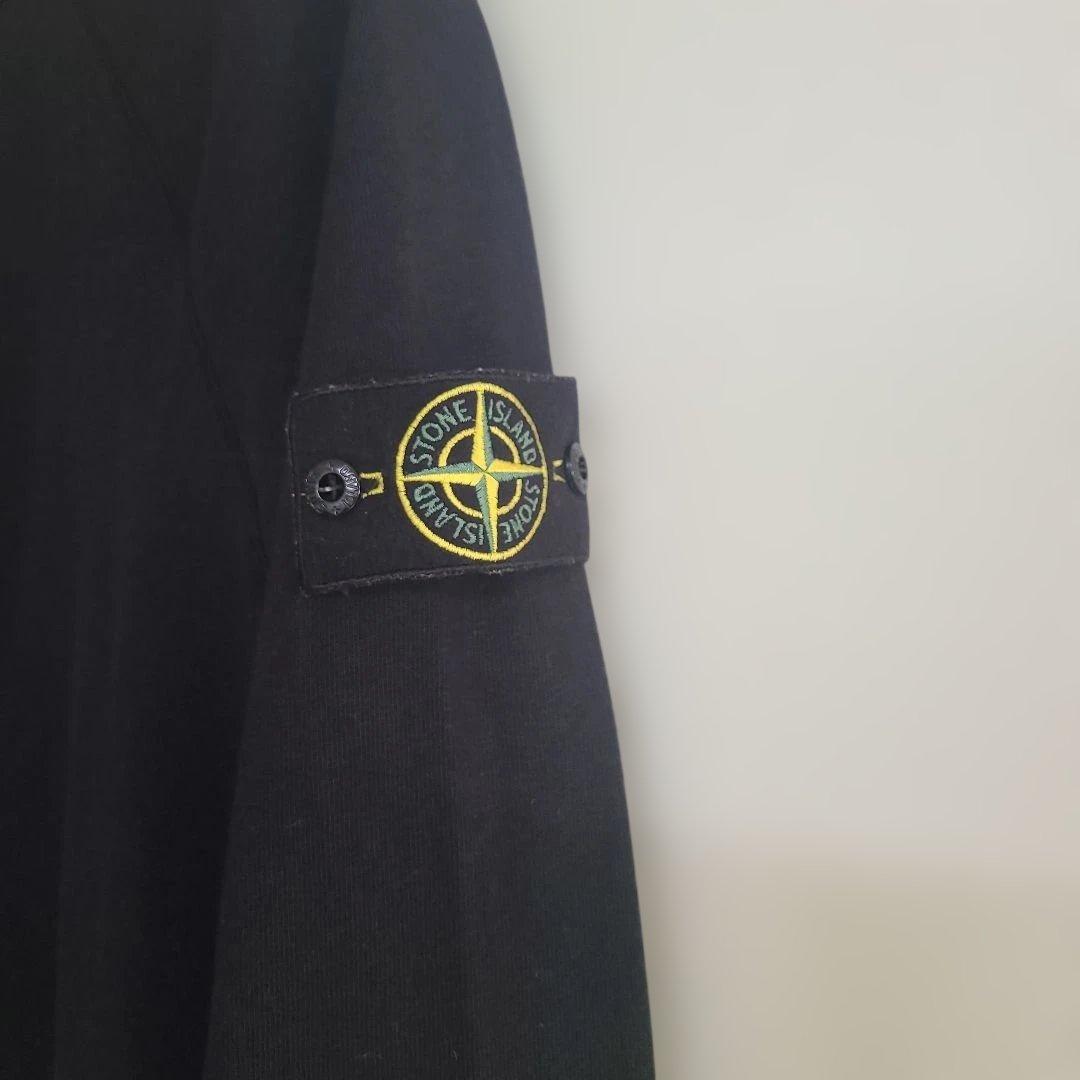 Stone  ストーンアイランド ブラッククルーネックトレーナー L