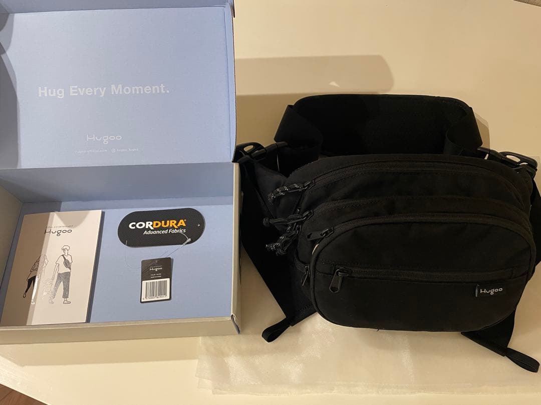 ☆なかさま専用☆ 極美品Hugooハグー ヒップシートショルダーバック 抱っこ紐
