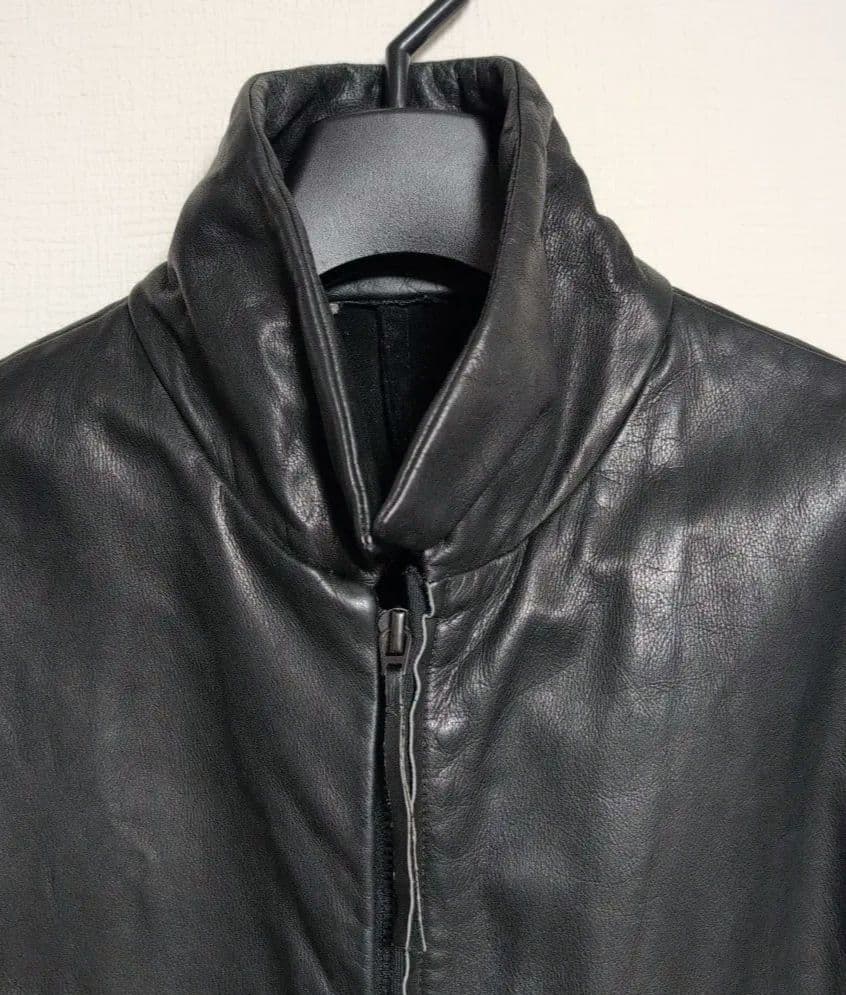 823　c diem レザージャケット　ブラック　ジップ　サイズ4