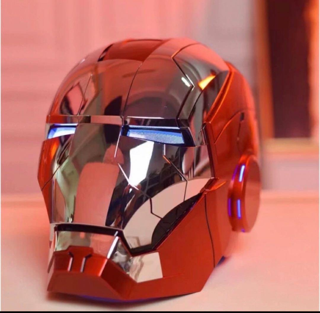 新品AUTOKINGアイアンマン マーク5 MK5 マスク 銀