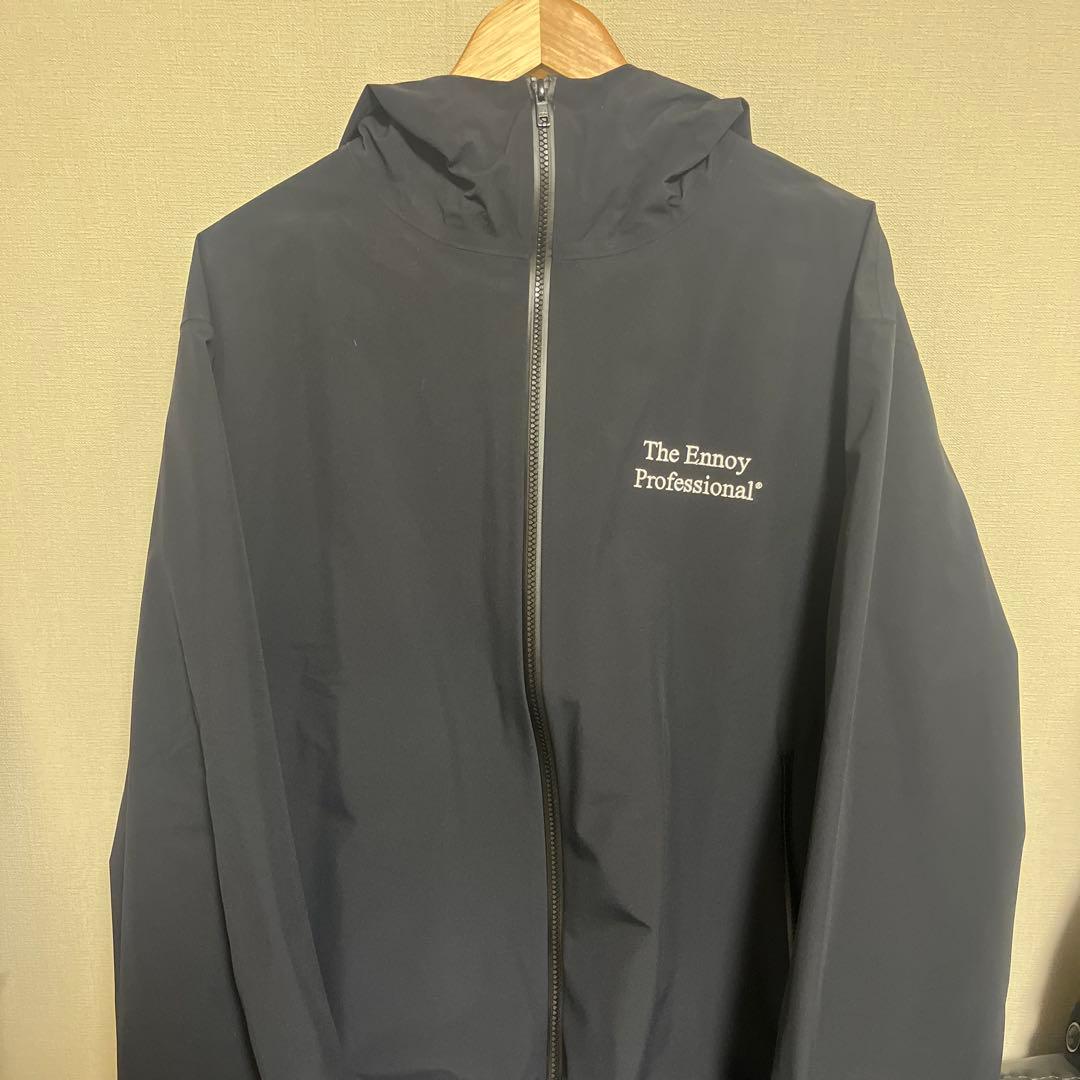 ENNOY 3LAYER SHELL HOODIE (BLACK) サイズL
