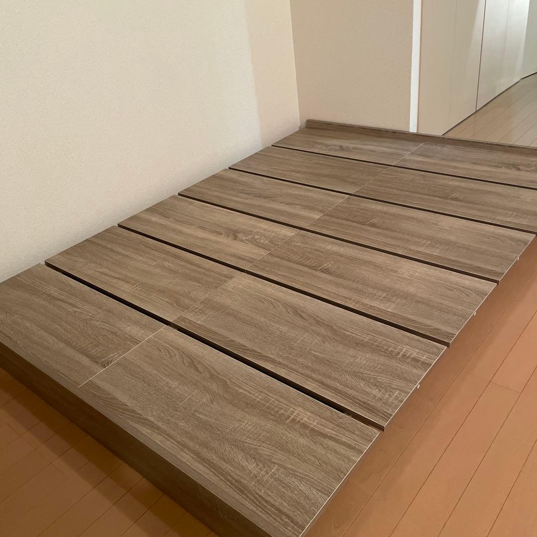 ステージベッド　すのこベッドフレーム（SD セミダブル）