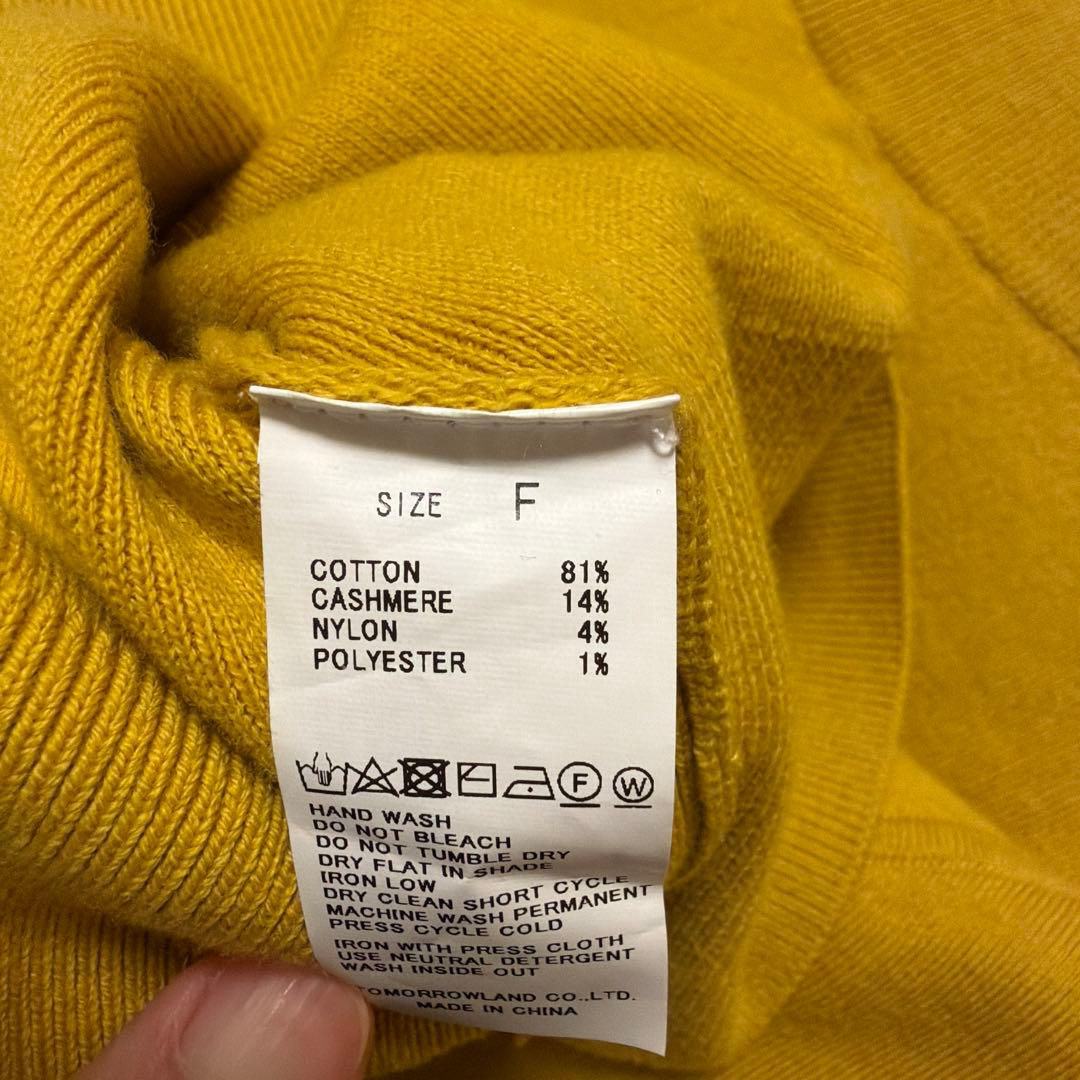 CABaN コットンカシミヤ ラグランスリーブプルオーバー