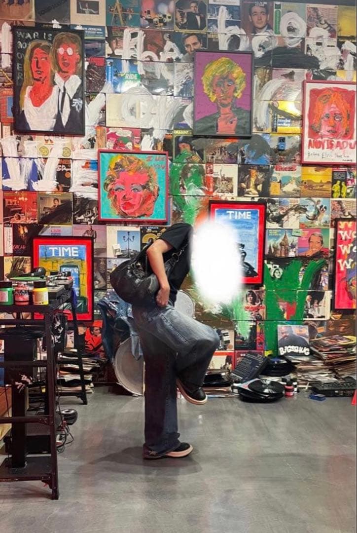 パンツ 24ss FADED MODERN DENIM WIDE TROUSERS