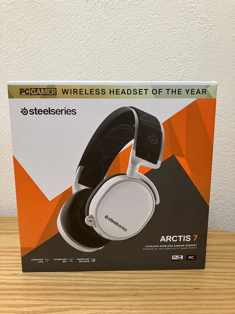 ヘッドホン STEELSERIES ARCTIS 7 WHITE 61508