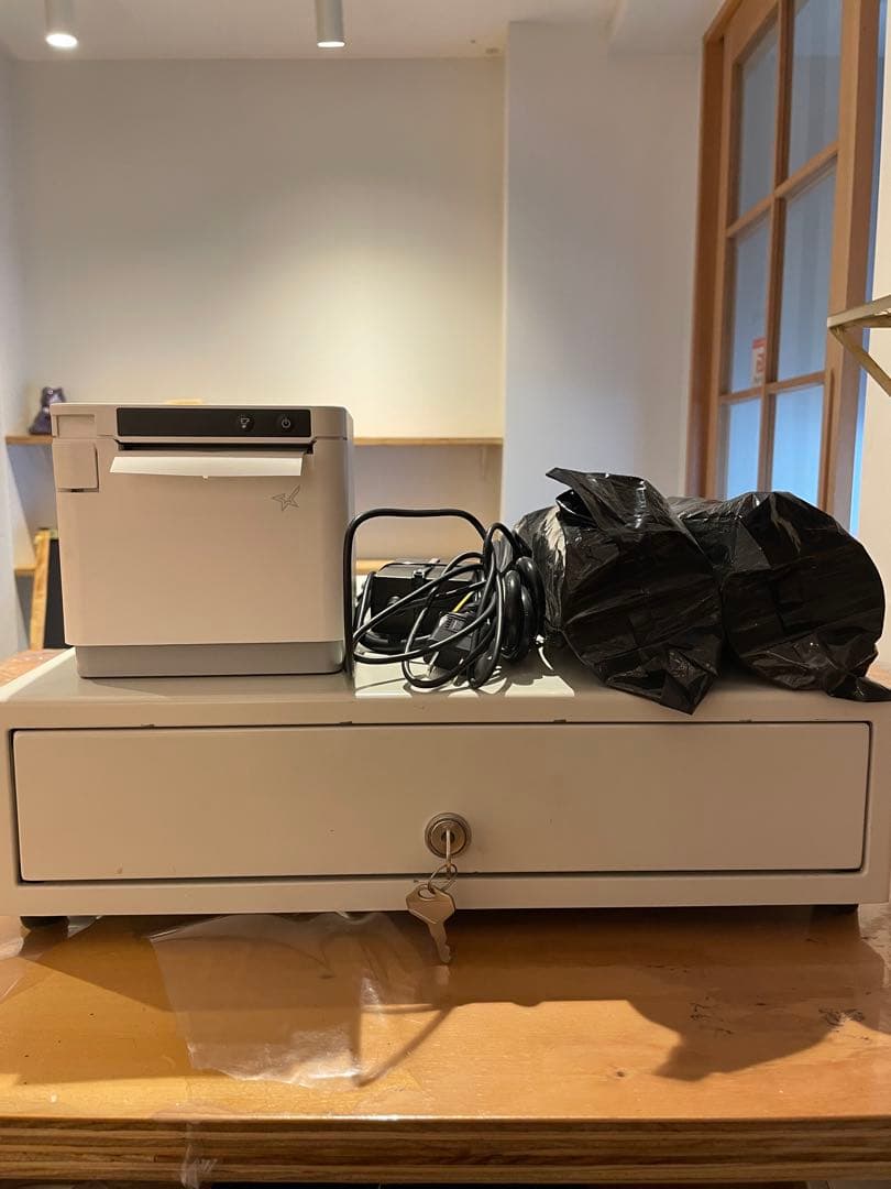 スター精密プリンター＋ホワイト ドロワー＋ロール紙