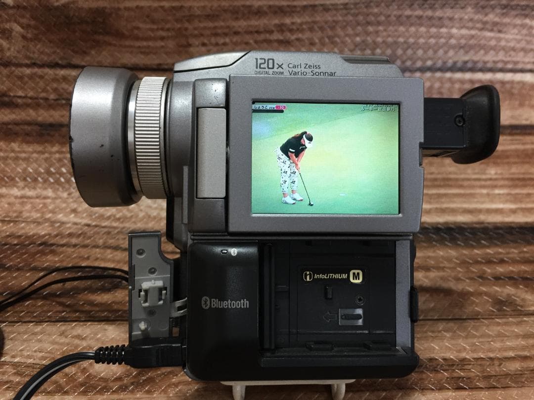 撮影再生ダビングOK　美品　SONY　DCR-PC120　付属品あり