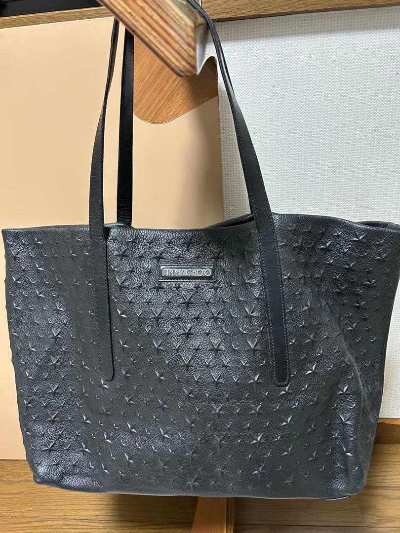 Jimmy Choo ジミーチュウ　ブラック　トートバッグ