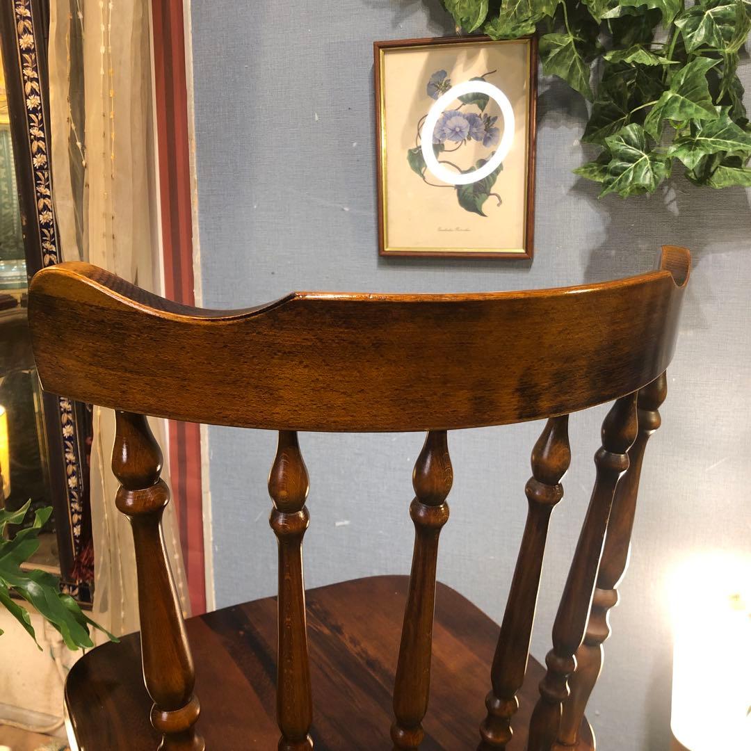 はる　美品　L３　80’s ヴィンテージ ウィングバッグ　スピンドルチェア