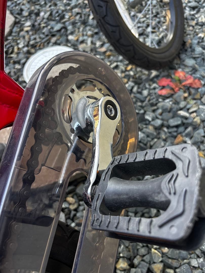 美品 へんしんバイク 14インチ レッド屋内保管 錆無し