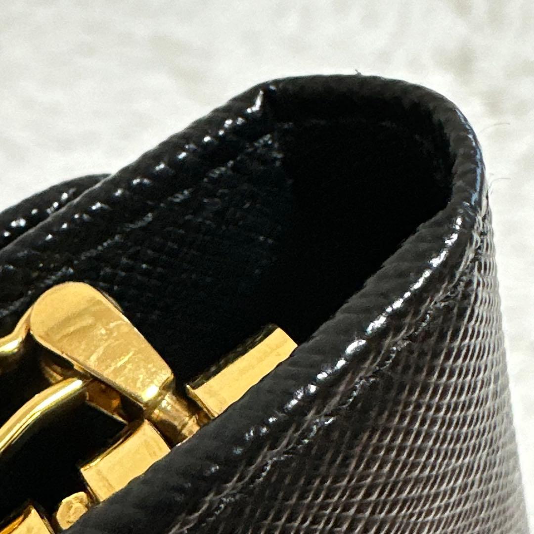 megane 未使用級✨PRADA キーケース 4連 サフィアーノ レザー