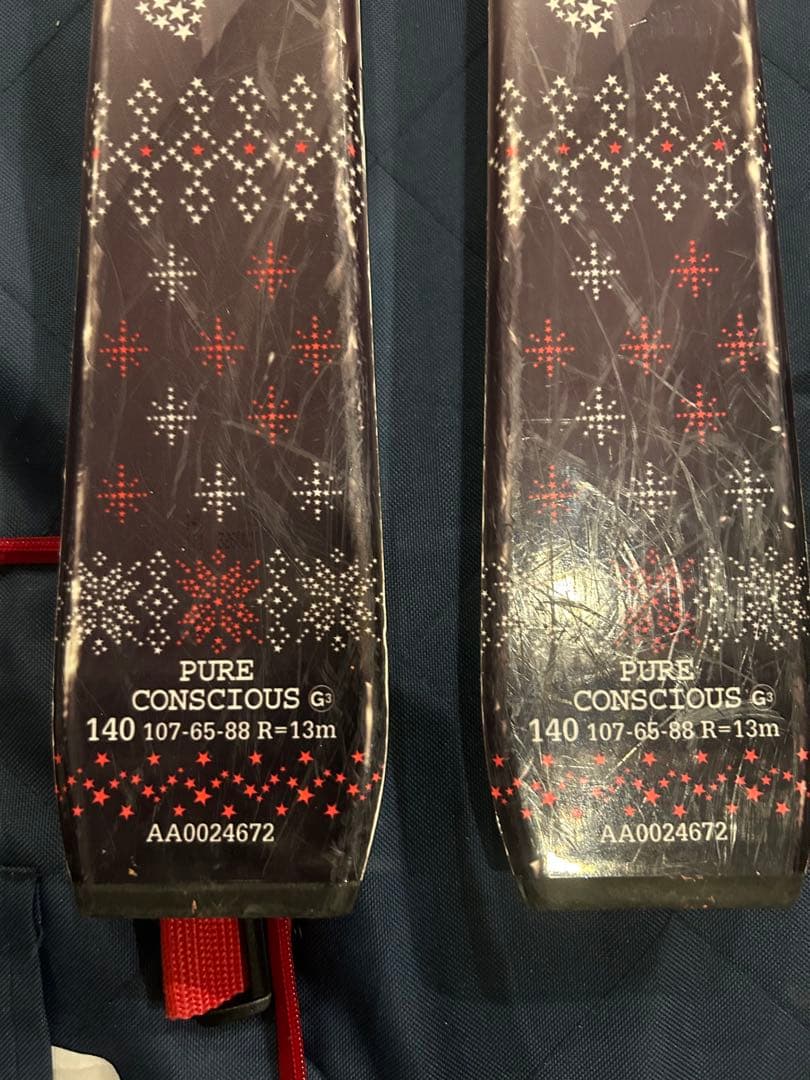 140 150 子供 スキー PURE CONSCIOUS セット ジュニア