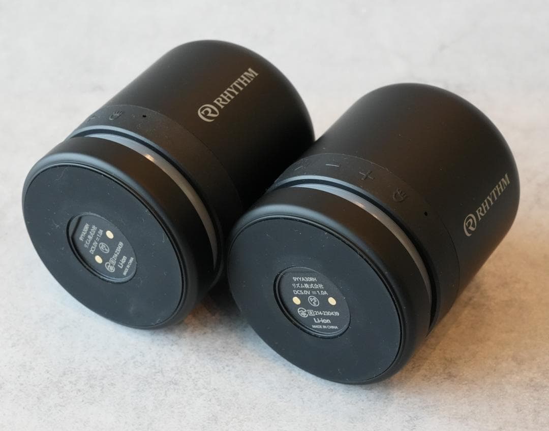 リズム　MAGSPEAKER DUO　ワイヤレスBluetooth防水スピーカー