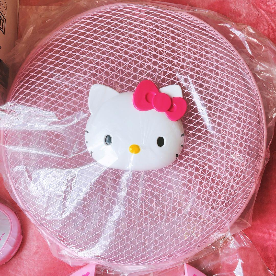 希少レア　ハローキティ 30cm リビング扇風機 FL-KT31 平成レトロ