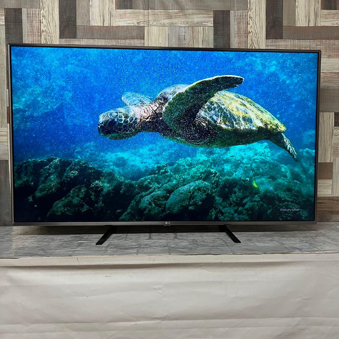即日受渡❣️全国送料込LG55型4K液晶テレビWチューナー Netflix視聴可