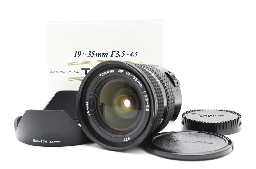 超美品 Canon Tokina AF 19-35mm 超広角 本箱 #8285