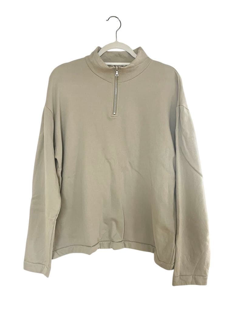 トップス AURALEE 20AW SWEAT HALF ZIP P/O 4