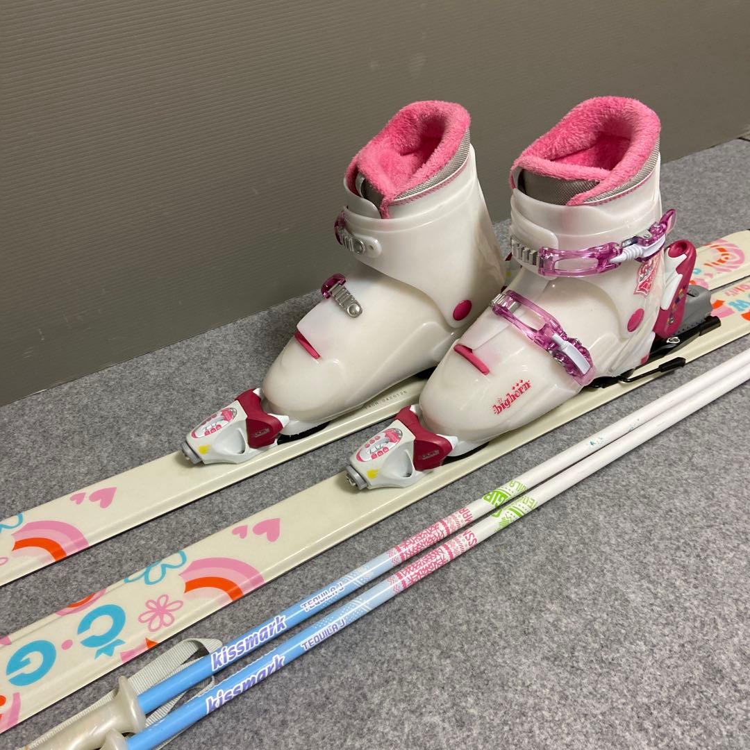 ★メンテナンス済 子供スキーセット　身長140~150cm前後のお子様向け