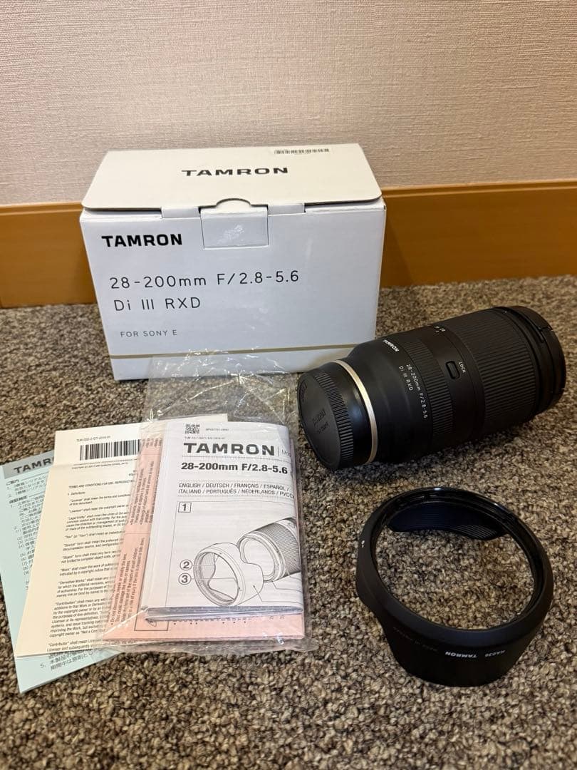 TAMRON28-200mm F/2.8-5.6 Di Ⅲ RXD SONY用