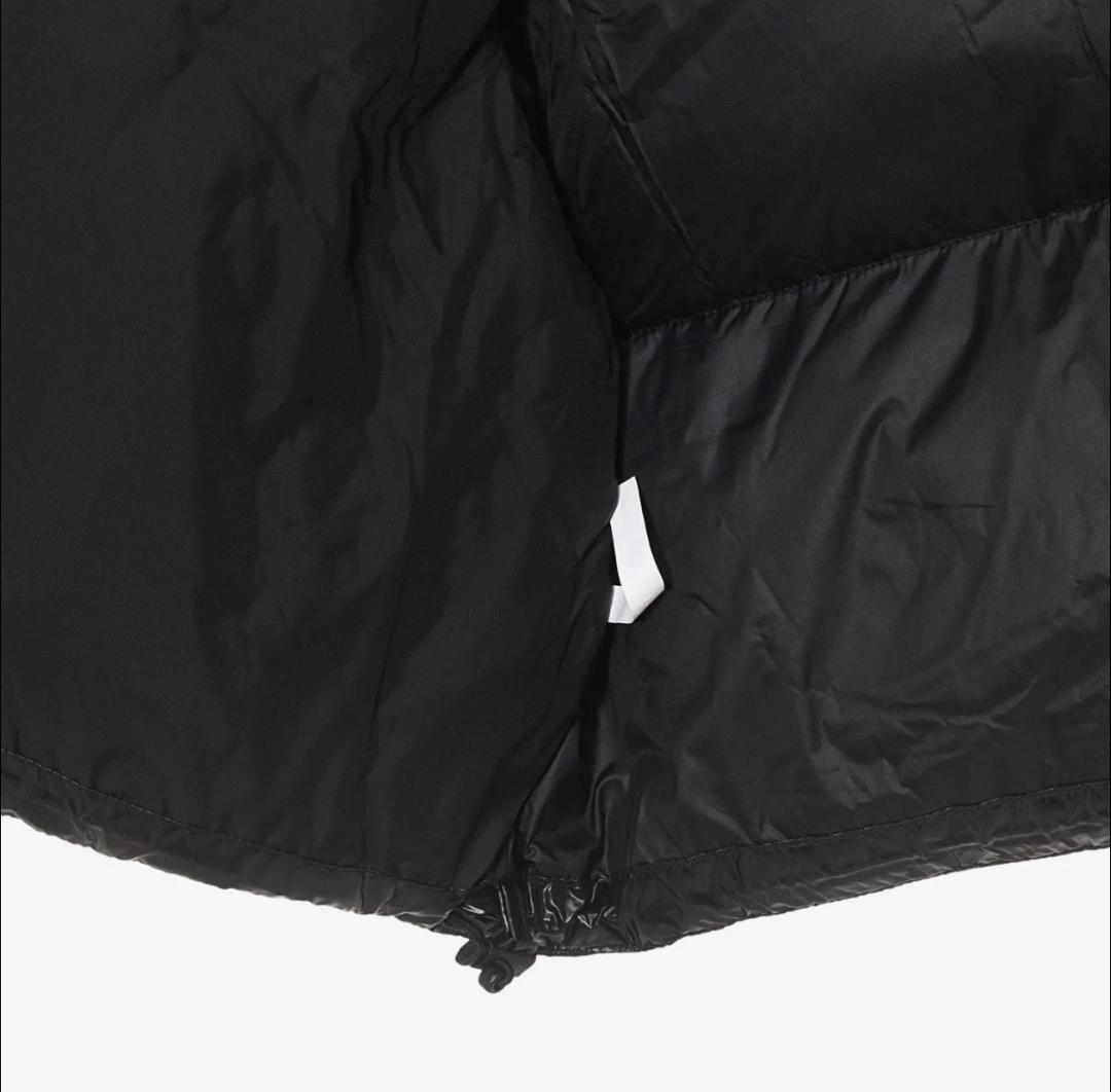 【韓国限定】ノースフェイス ショートダウン グロッシー ジャケット 黒 M