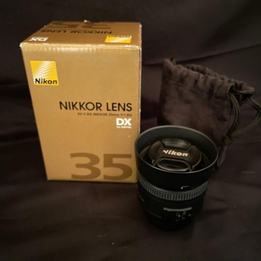 (中古優良品)NikonAF-S DX NIKKOR35mm f/1.8Gレンズ