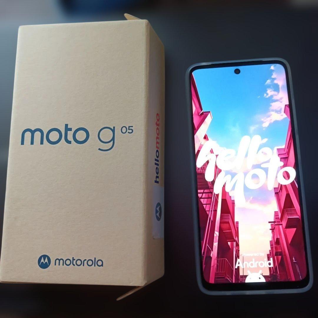 モトローラ motog05 SIMフリースマホ ほぼ新品